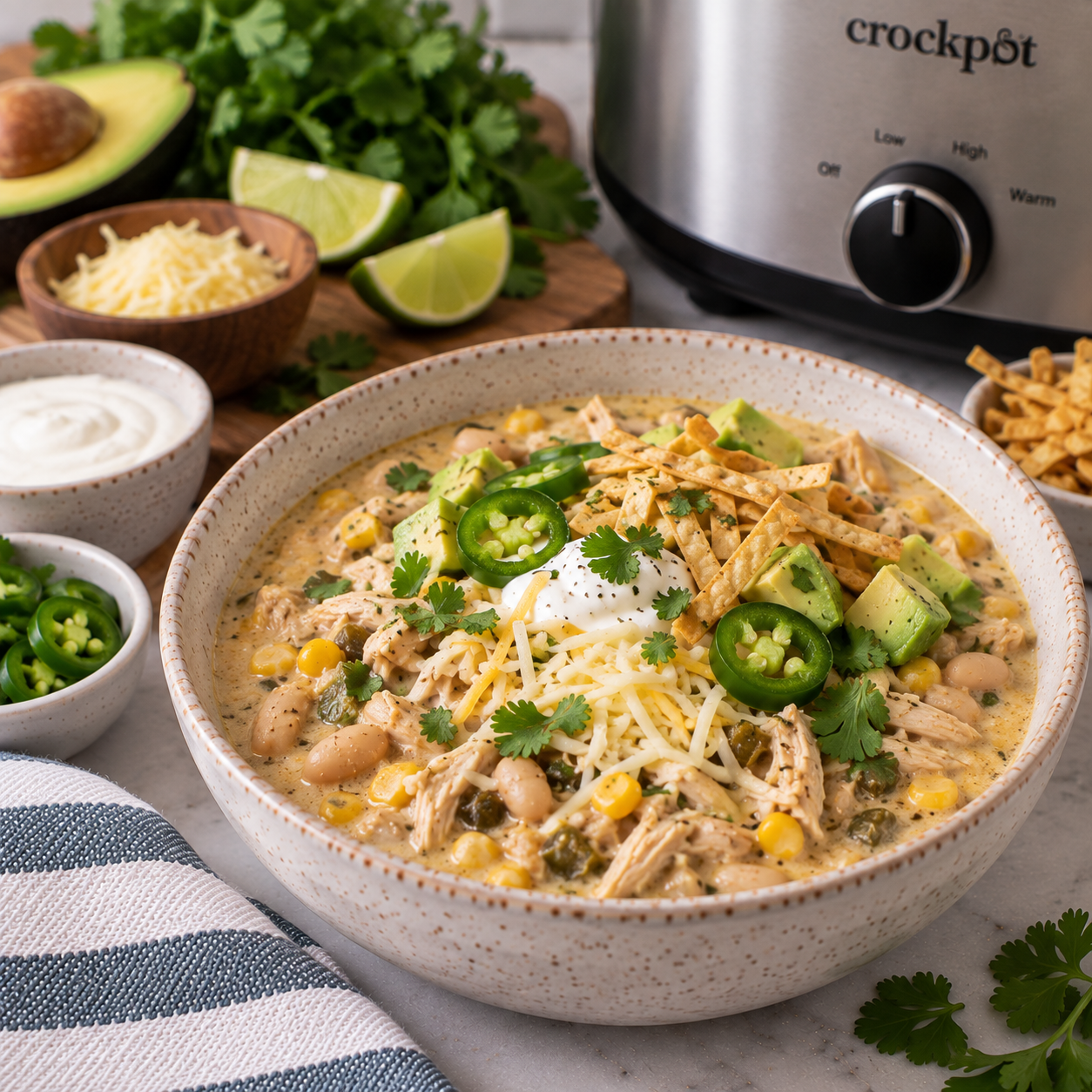Creamy White Chicken Chili